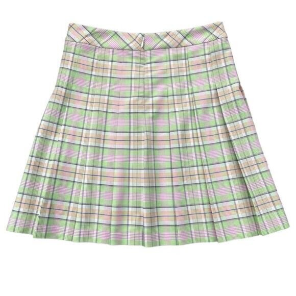 Aritzia Sunday Best Olive Pleated Micro Skirt Size 0 - Picture 6 of 6